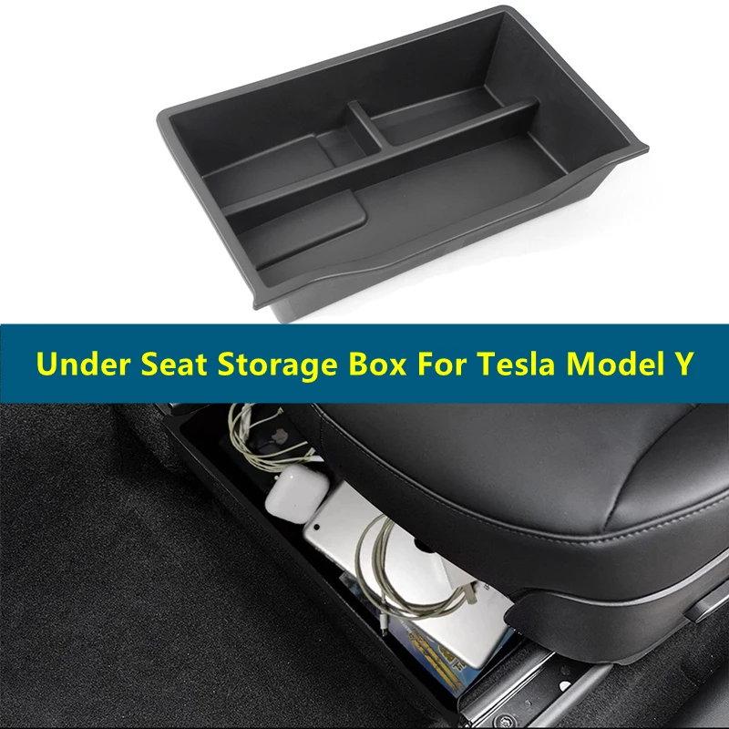 

Ящик-органайзер для хранения под сиденьем Tesla Model Y