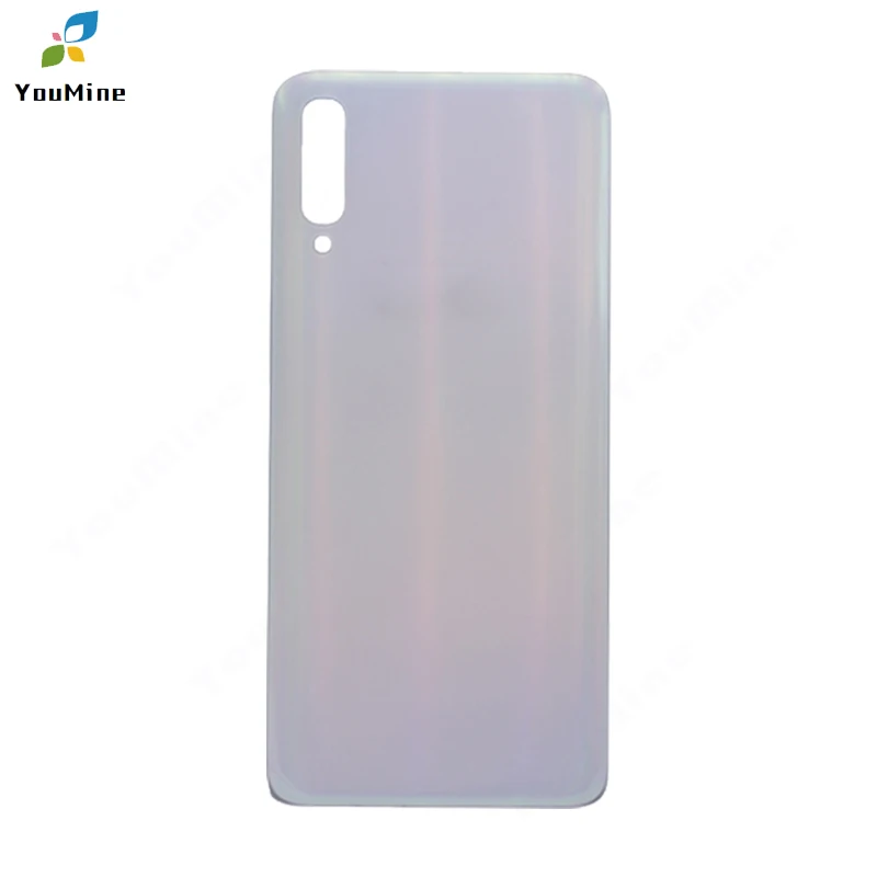 Задняя крышка батарейного отсека для Samsung Galaxy A70 стеклянный корпус задний Замена +