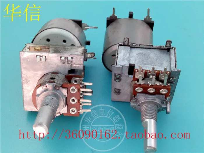 

[VK] Korea 148 double potentiometer with motor B10K 6-foot long handle 20MMF switch