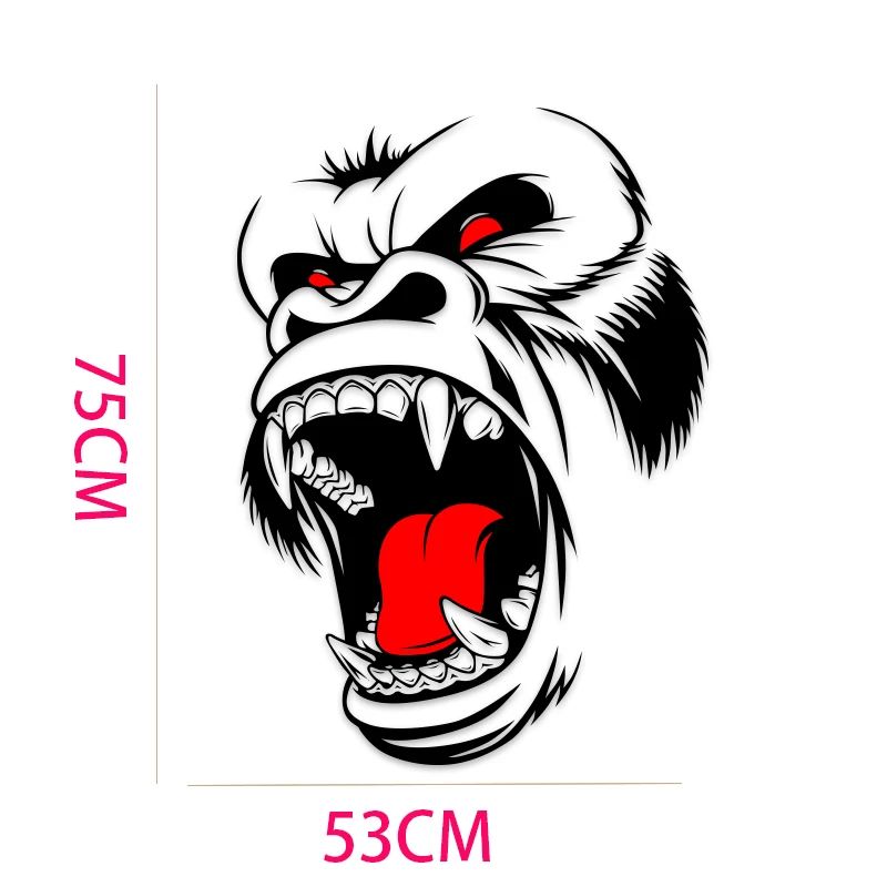 

Gorilla King Kong дизайнерские автомобильные наклейки, тюнинг, внедорожник, автомобильные водонепроницаемые гоночные двери, кровать, пикап, автомобиль, грузовик, виниловые графические наклейки