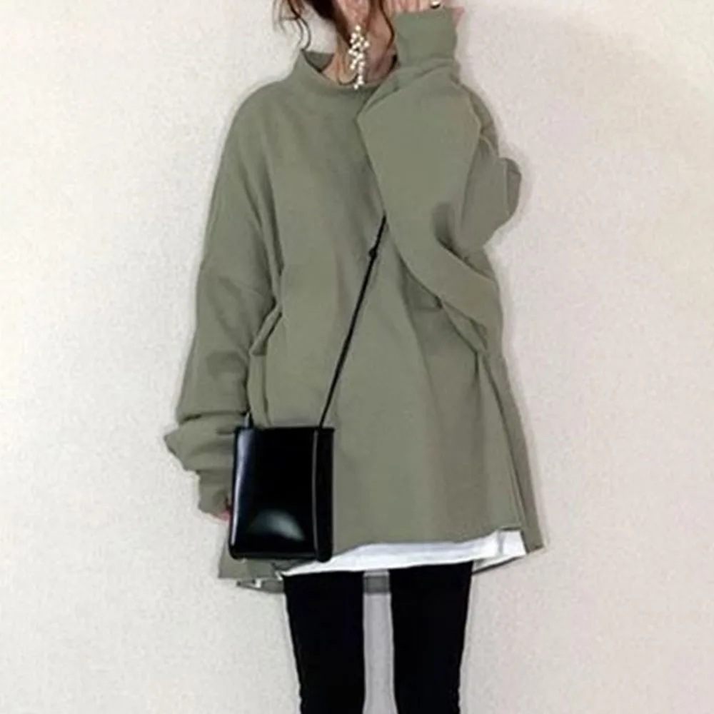 Шикарные толстовки женские пуловеры в корейском и японском стиле свитшоты с