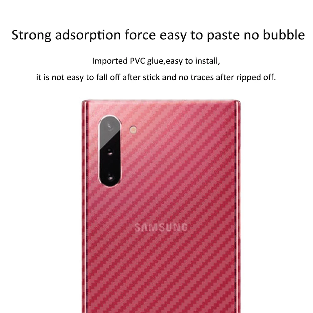 Для samsung Galaxy Note 10 Plus Note10 пленка из углеродного волокна для задней панели защитная пленка наклейка защитная крышка для Note 10plus