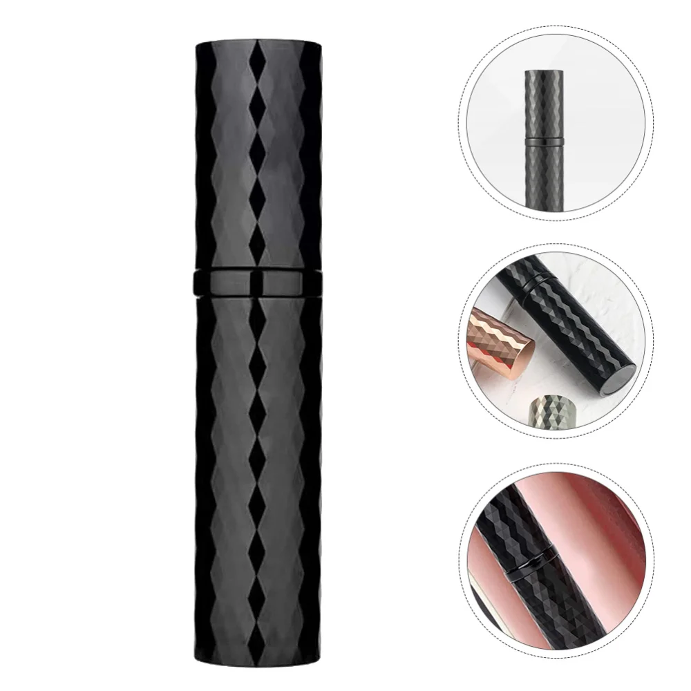 

1Pc Creative Perfume Bottle Refillable Perfume Sprayer Liquid Holder Black