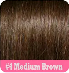 ZZHAIR, 100 г-140 г, 1"-24", волосы remy для машинного производства, 6 шт. в наборе, человеческие волосы для наращивания на заколках, набор на всю голову, Натуральные Прямые Волосы - Цвет: #4