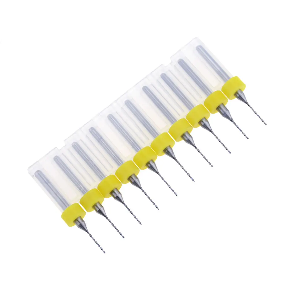 10pcs/Set 0.7mm High Quality Hard Alloy PCB Print Circuit Board Carbide Micro Drill Bits Tool for SMT CNC | Инструменты