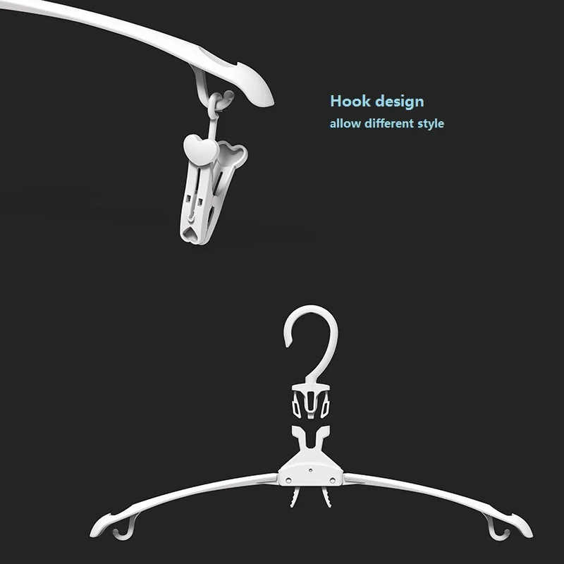 Вращающаяся вешалка для одежды Белый Органайзер сделай сам складной