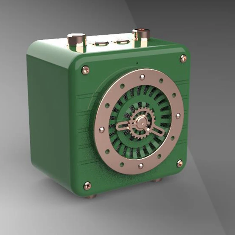 Ретро Bluetooth Динамик Портативный Беспроводной сабвуфер подходит для дома на улице