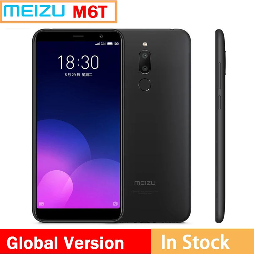 MEIZU 6T MEILAN m6t Octa Core 5,", ВЫСОКАЯ ЧЁТКОСТЬ, ips Экран 4 аппарат не привязан к оператору сотовой связи 2/3 Гб оперативной памяти, Оперативная память, сотовый телефон с двумя слотами сзади Камера