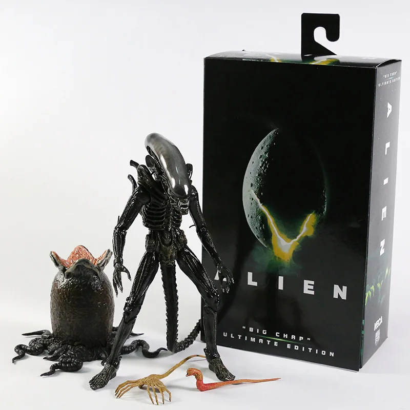 NECA-figura de acción Alien 1979, gran Chap 40 aniversario, Ultimate