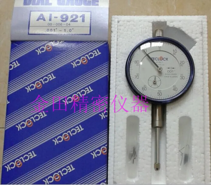 

TECLOCK indicates the dial indicator AI-921