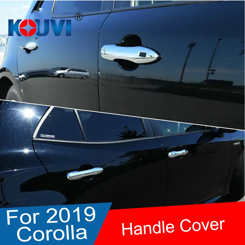 ABS хромированная крышка ручки двери отделка полосы аксессуары для Toyota Corolla Sport