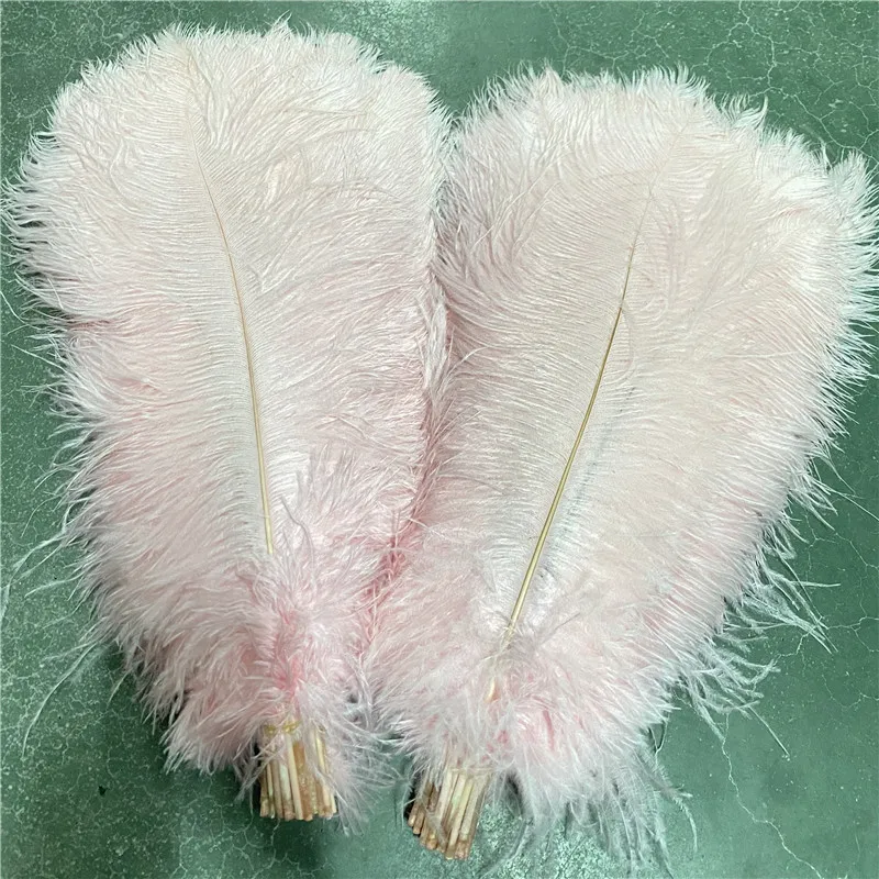 Plumas de avestruz de alta calidad para decoraci&oacute;n, plumas de celebraci&oacute;n para manualidades Diy, para boda, 20-22 pulgadas/50-55cm-0