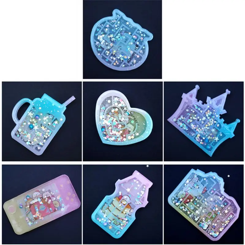 Лабиринт зыбучий песок подвеска лабиринт рыбный бак замок брелок с камерой