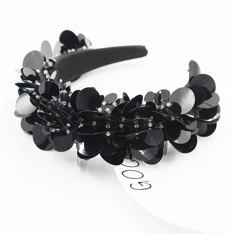 

New Style Fashion Elegant Sponge Scale Cool Hair Bands Women's Street Snap Tourism Party Hair Accessories Headdress