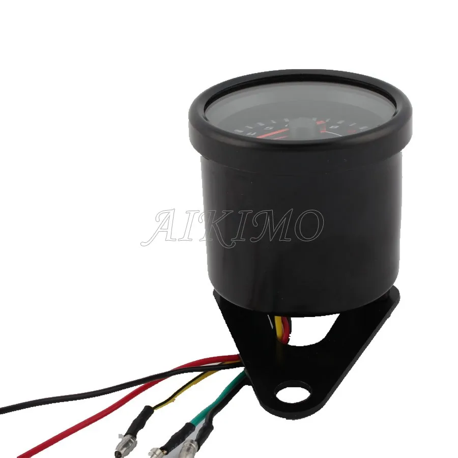 Тахометр мотоциклетный со светодиодной подсветкой счетчик оборотов 0 13000