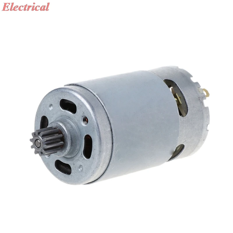 Мотор RS550 11/14/15/17 Зубцов 9 6 в 10 8 В 12 14 4 18 21 вал 3 мм для аккумуляторной дрели отвертки