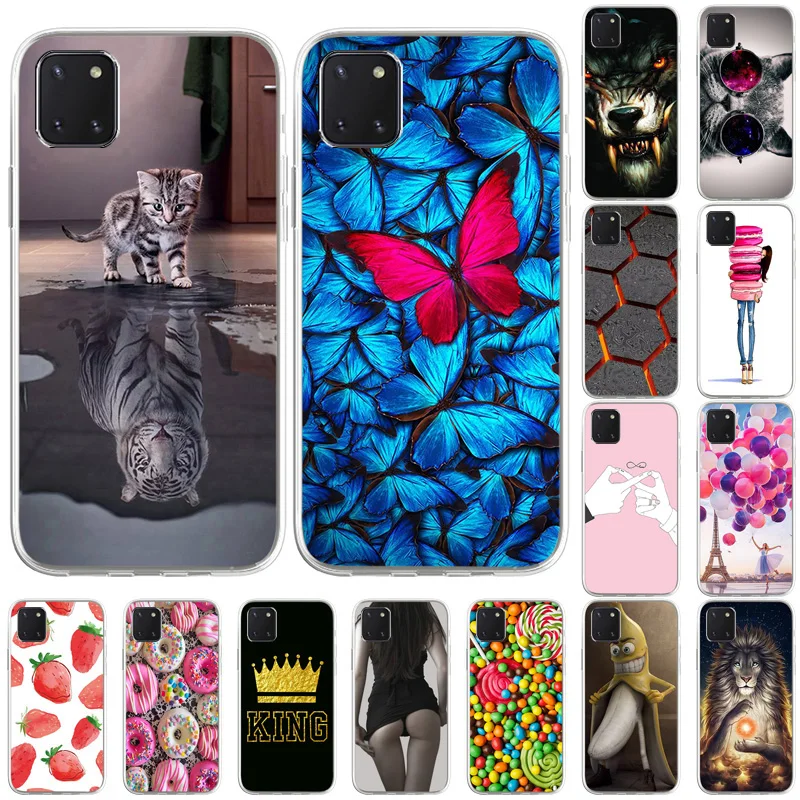 

Silicone Soft TPU Case For Samsung A81 Case Capa On Samsung Galaxy A81 M60S Note10 Lite Cover Shell Fundas Animal Cute Cartoon