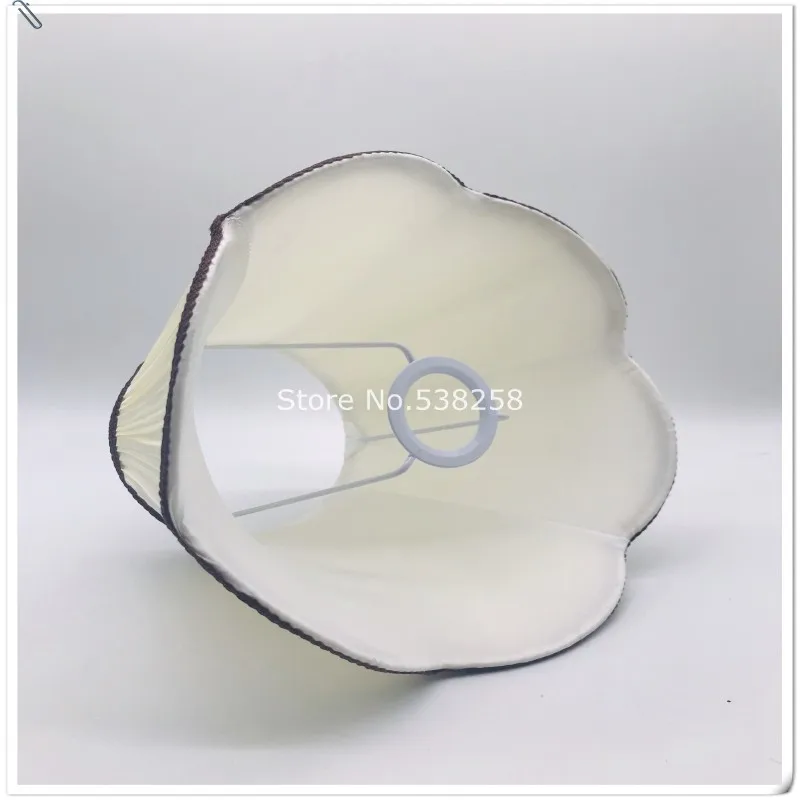 E27 бежевый абажур из кружевной ткани скандинавский для настольной лампы