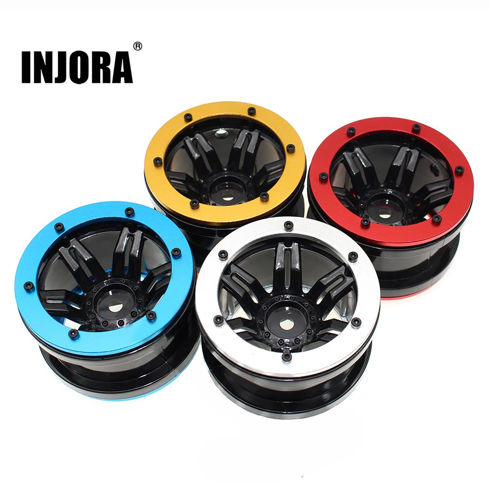 4 шт. 2 &quotобод колеса Beadlock для 1/10 RC Rock Crawler Axial SCX10 RR10 Wraith 90056 90045 90031 90020 YETI 90026 90025|beadlock