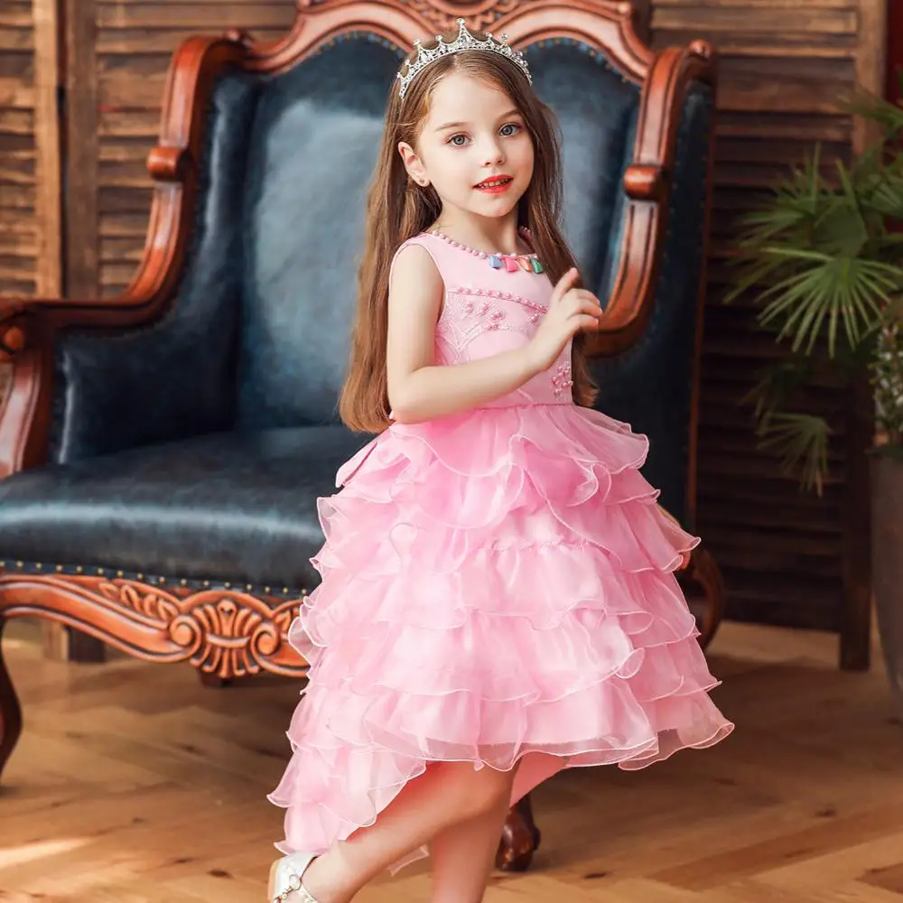 Новинка платье принцессы для девочек праздничная одежда маленьких на день