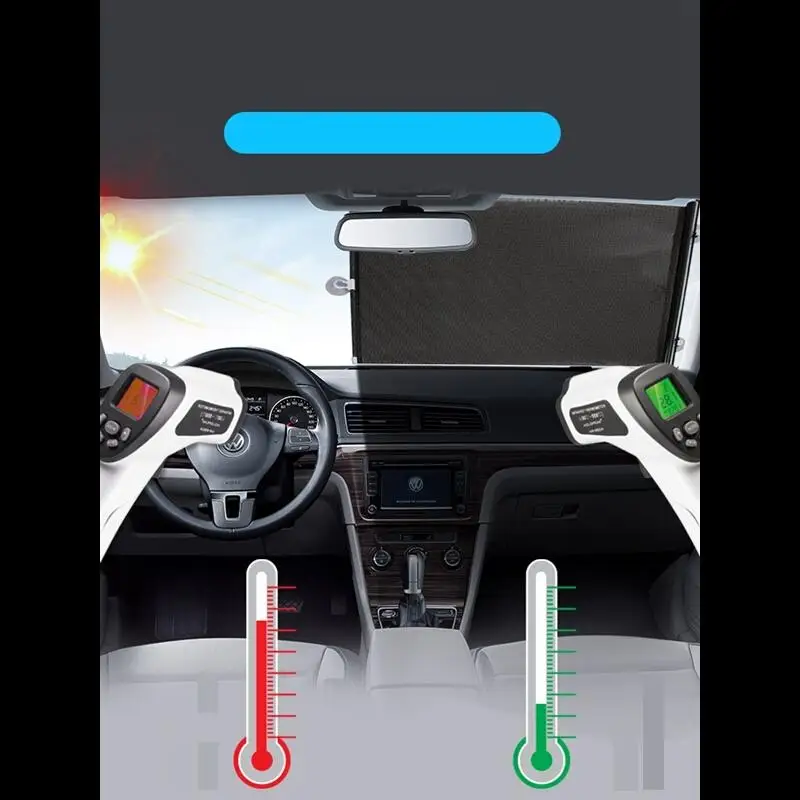 

Cover Accessori Parasol Parabrisas Delantero Car Accessories Accesorios Coche Interior Auto Retractable Windshield Sunshade
