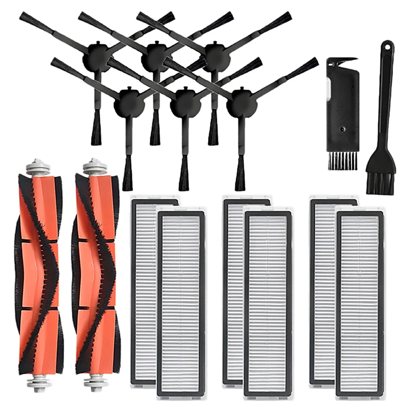 

16 Pcs Suitable For Mijia Chasing L 10 Pro Sweeping Robot Sweeping And Mopping All-In-One Accessories