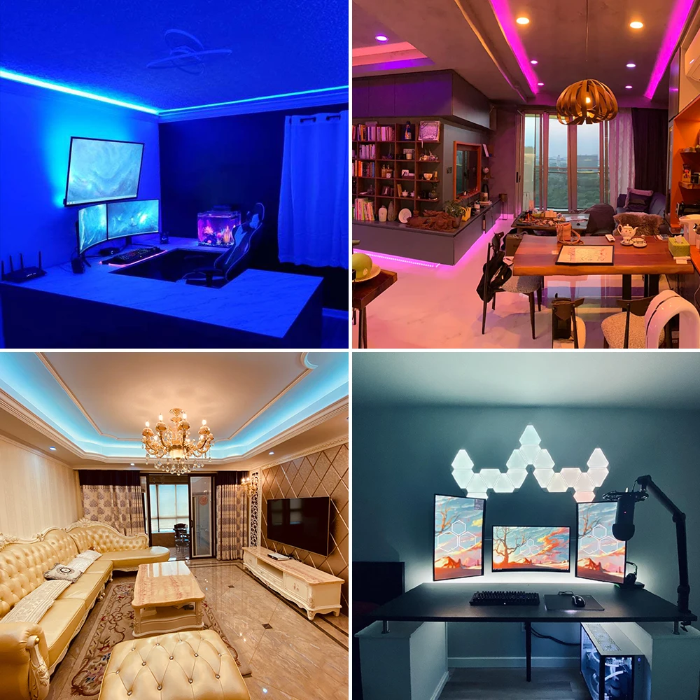 Smart Home Zigbee контроллер совместим с эффектом эхо плюс Smartthings голос RGB + CCT Цвет DC12-24V