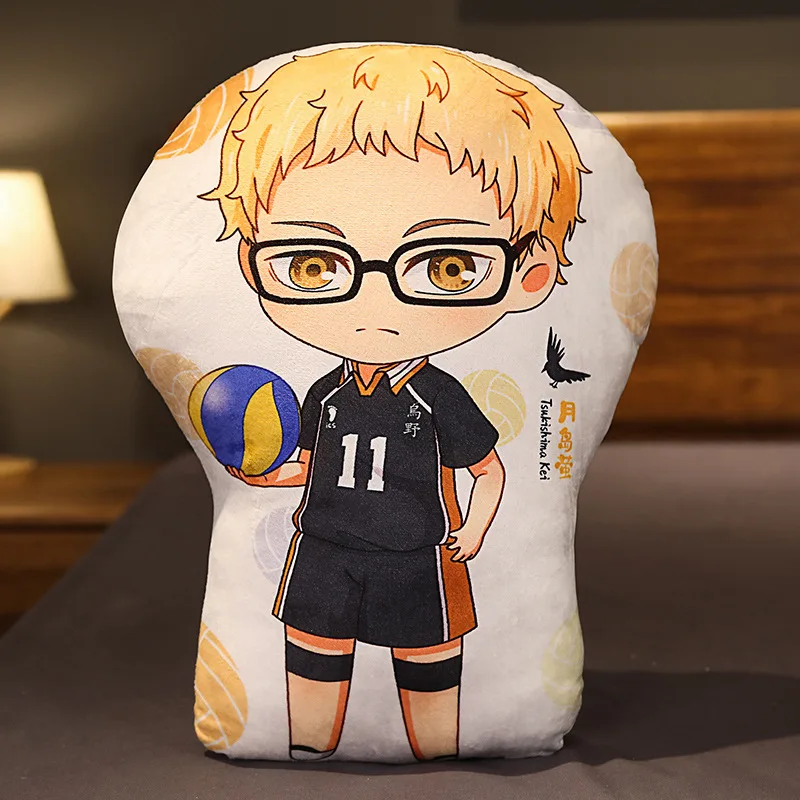 Haikyuu плюшевый брелок Подушка Shoyo Hinata/Tobio Kageyama/Kei Tsukishima манга анимация периферийная