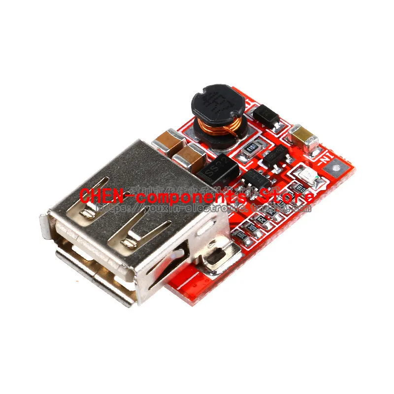 DC-DC конвертер Выход Step Up Повышающий Модуль источника питания 3V to 5V 1A USB Зарядное