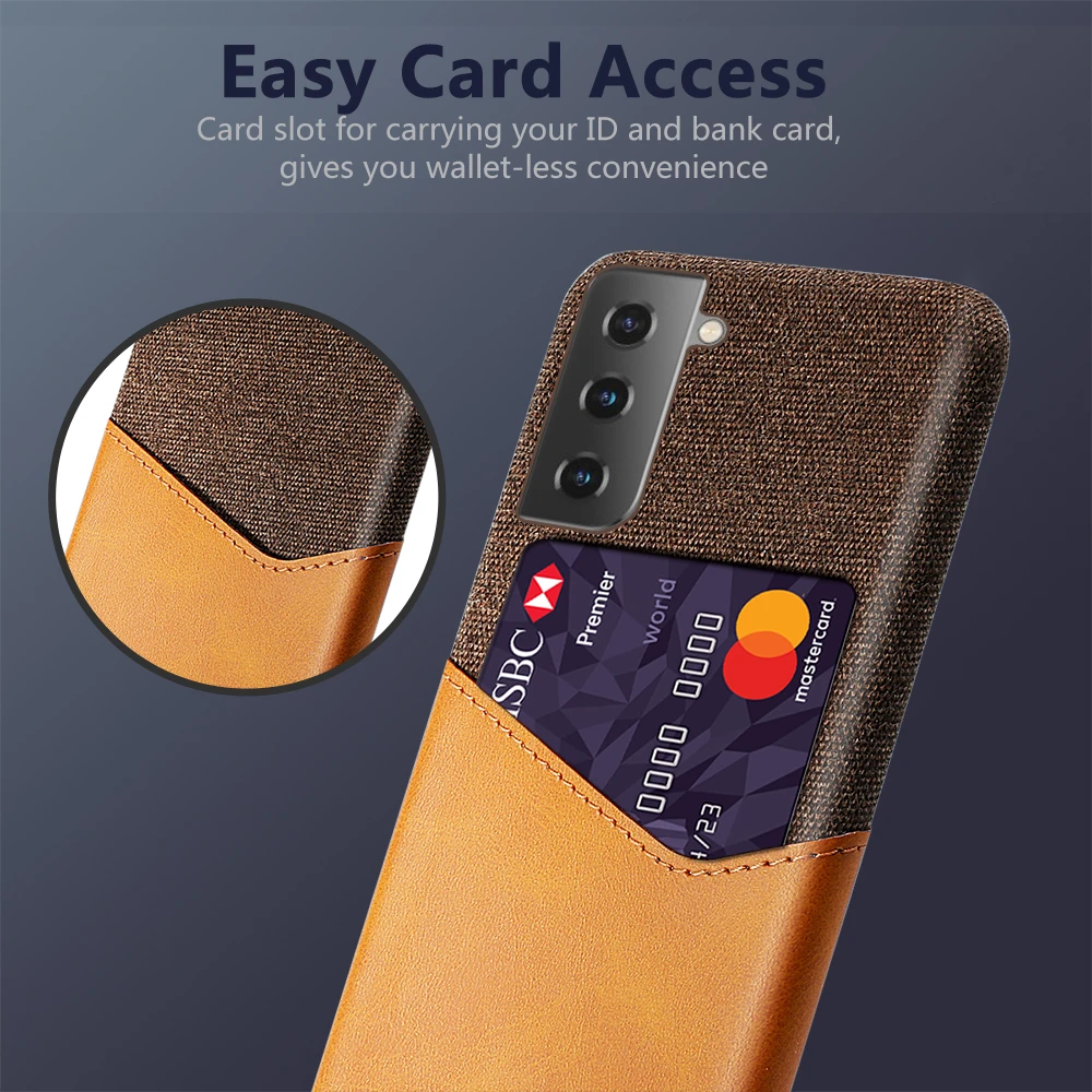 

Luxury Business Case For Samsung Galaxy S21 FE Funda Cloth Texture PU Antiskid Cover For Samsung S21 Fan Edition Lite S21fe Capa