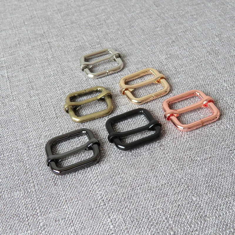 100 шт. 20 мм Прочный металлический регулятор слайдер сумка кошка собака ошейник