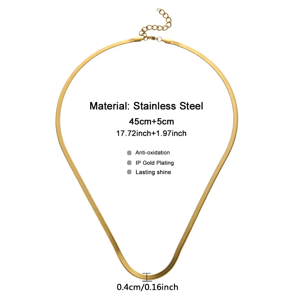 Минималистичный ошейник-чокер из нержавеющей стали в стиле ретро ювелирные