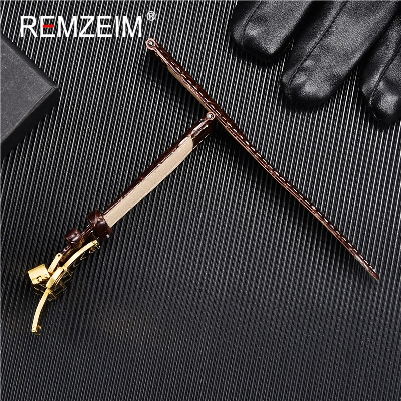 

Bracelet Wristband Calf Genuine Leather Watch Band Adjustable Butterfly Buckle 18mm 20mm 22mm 24mm Watch Strap Accessories