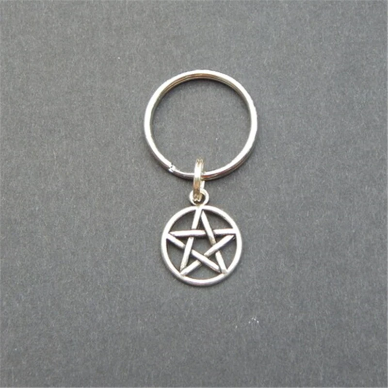 

Pentagram Keychain, Pentacle Keychain, Supernatural Keychain, Pentagram Charm, Wiccan Keychain, Pentacle Charm, Pentacle Charm