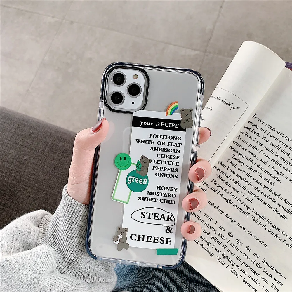 Популярный чехол для телефона с медведем iPhone 11 Pro XR X Xs Max 8 7 силиконовые чехлы