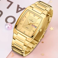 wwoor 2021 luxury rose gold women watches fashion square ladies quartz watch top brand womens bracelet casual clock female gift