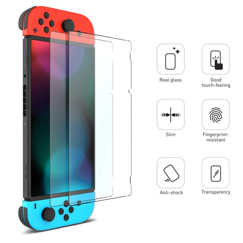 Закаленное стекло 9H для Nintendo Switch протектор экрана 3DS защитная пленка покрытие