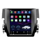 Автомобильный GPS-навигатор, мультимедийный плеер в стиле Android Tesla для HONDA CIVIC 2016, Авторадио, стерео с BT, Wi-Fi, зеркальная связь