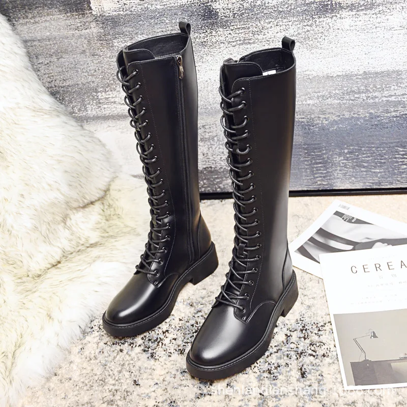 

Sexy High Boots Knee-high Pu Boots High Heels For Women Fashion Shoes 2020 Spring Autumn Booties Female Plus Size
