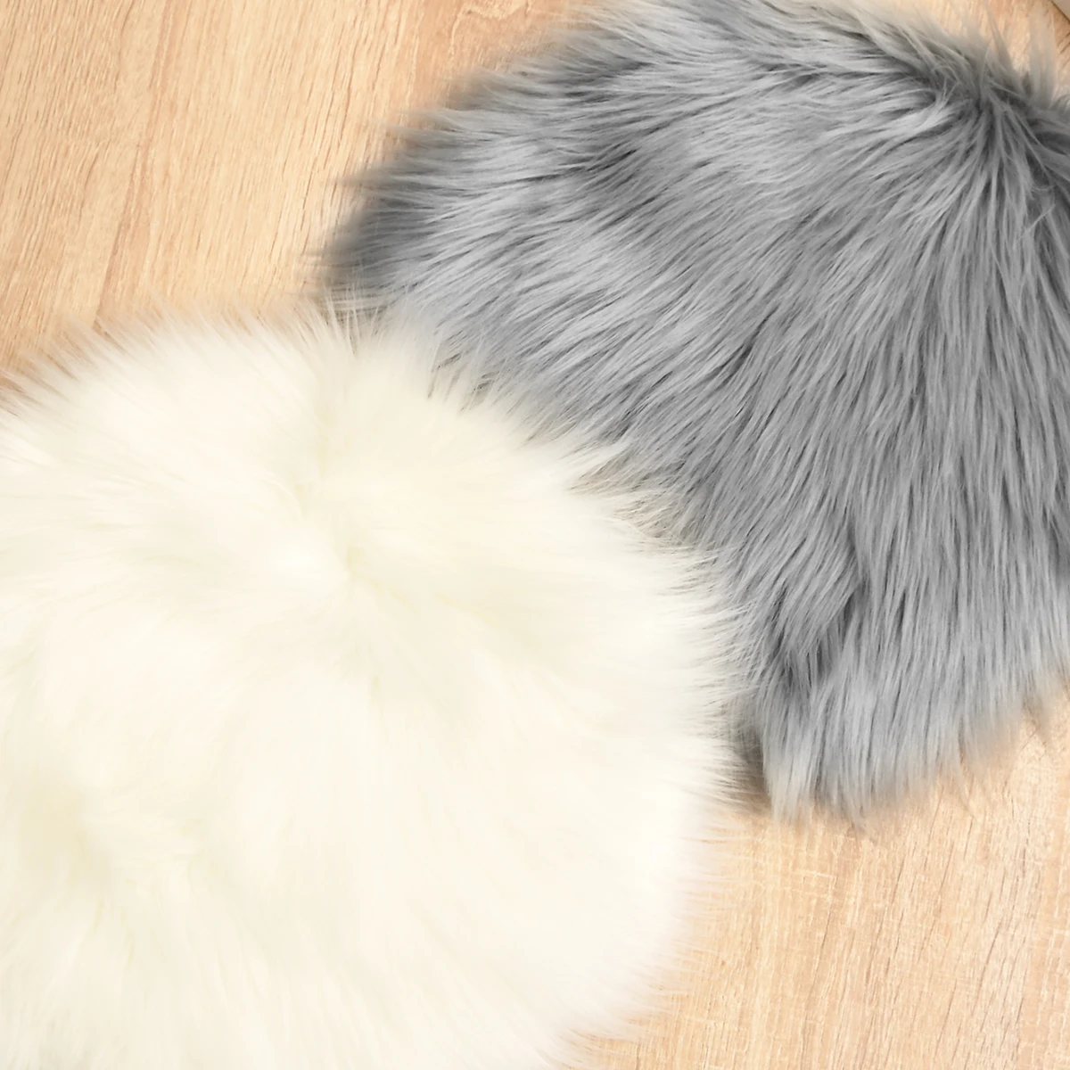 60/40/30 см мягкие моющиеся овчины Подушка офисного стула меховые шерстяные ковры