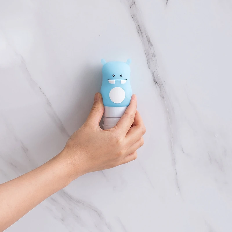 Дорожный портативный милый мультяшный дозатор для мыла бутылка шампуня и геля