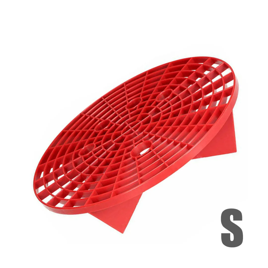 S Size Car Wash Grit Guard Insert Washboard Water Bucket Filter Anti Scratch Sponge Red Black Color Cleaning Tool | Автомобили и