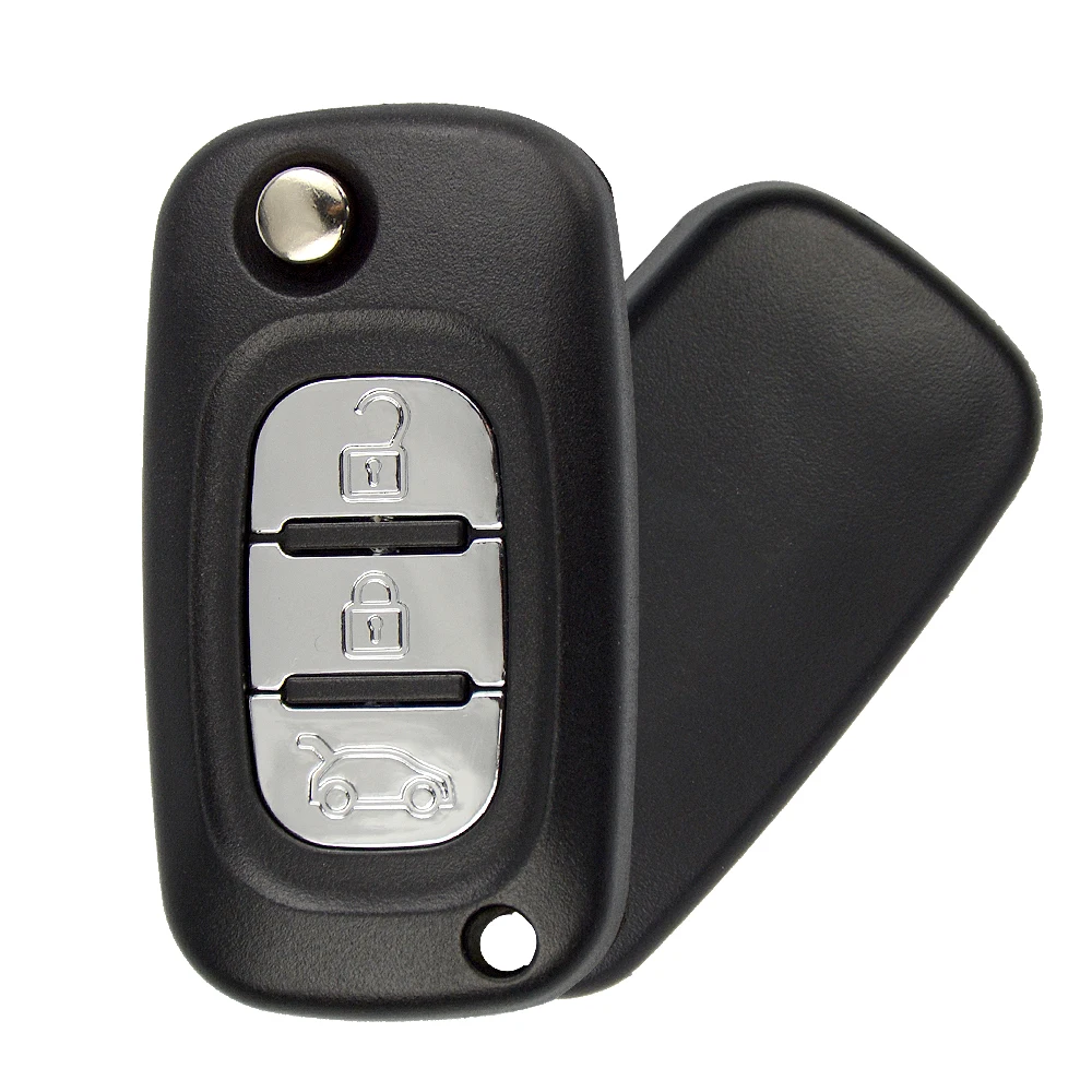 OkeyTech 2/3 кнопки для Renault Clio 3 Megane Kangoo Modus дистанционный откидной складной брелок