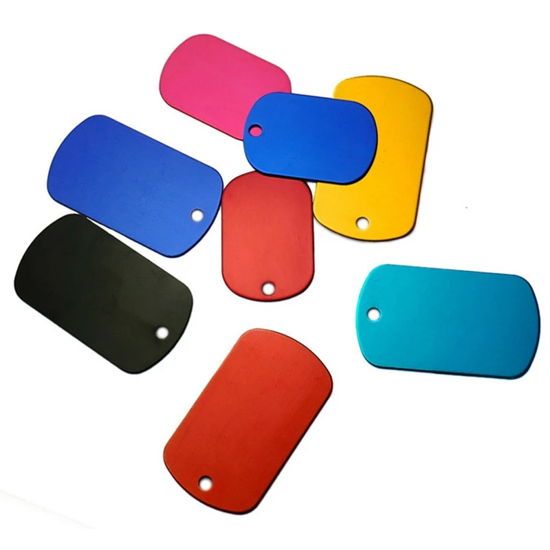 100 шт. персонализированные круглые идентификационные бирки для собак кошек