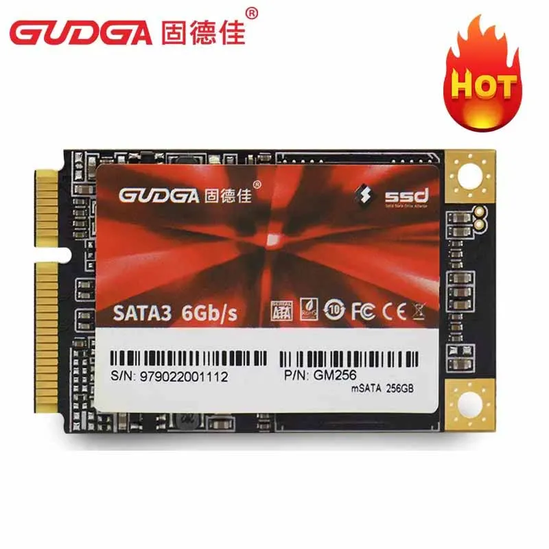GUDGA SSD 128 ГБ Мини mSATA SATA3 256 64 2 ТБ Внутренний твердотельный накопитель Жесткий диск