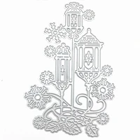 metal cutting dies snowflake lantern with leaves 2021 new crafts stencil for diy scrapbooking paperphoto album cards embossing
