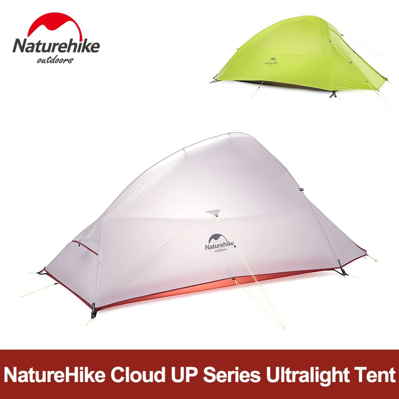 NatureHike палатка 20D силиконовая двухслойная облачная Серия 1 2 3 человека Сверхлегкая