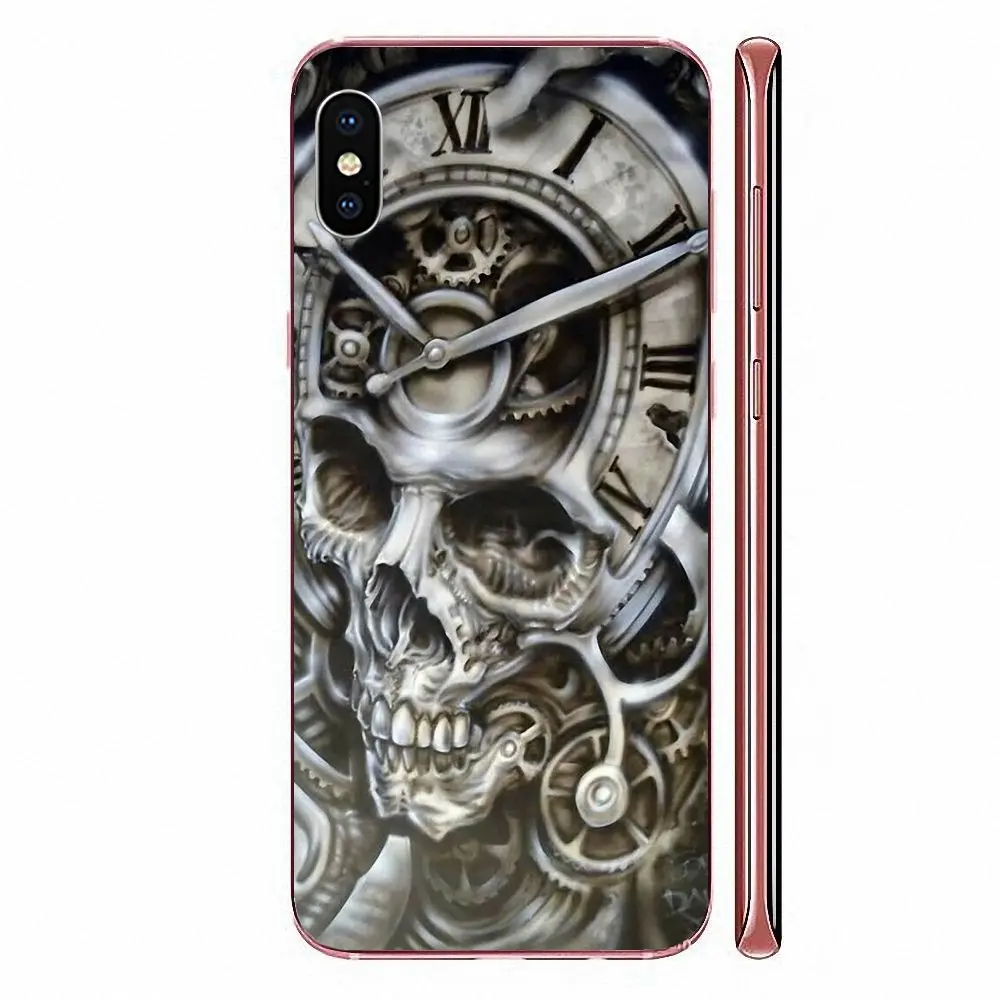 TPU Bags Cases For Xiaomi Redmi Note 8 8A 8T 10 K30 5G Pro Motorola G G2 G3 G4 G5 G6 G7 Plus Alice Punk Skull | Мобильные телефоны