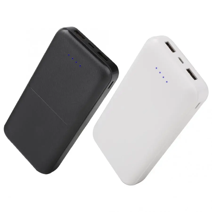 Внешний аккумулятор корпус из углеродного волокна 20000 мАч портативный литий