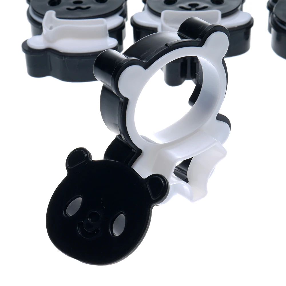 4 шт./компл. в виде панды формочка для печенья 3d-плунжер резак хлеба сэндвич форма